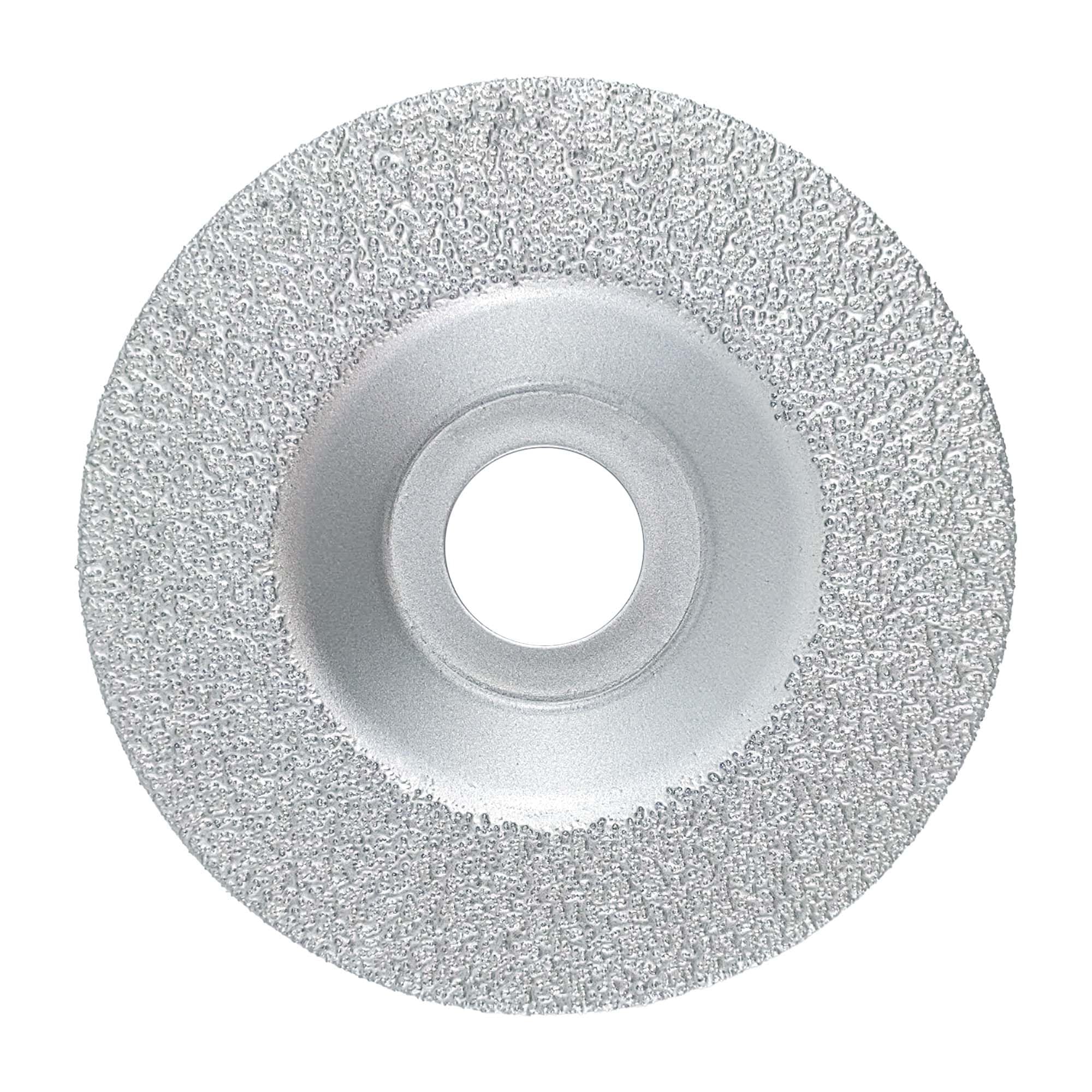 Disco diamantato brasato per profilatura su granito, marmo, piastrelle di ceramica, porcellana, pietra naturale, muratura, per uso a secco, 22,23 mm, albero collegato alla smerigliatrice angolare