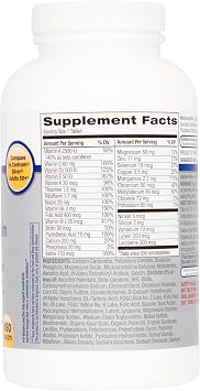 Equate Adults 50+ Complete Multivitamin/Multimineral Supplement Tablets, 450 Ct