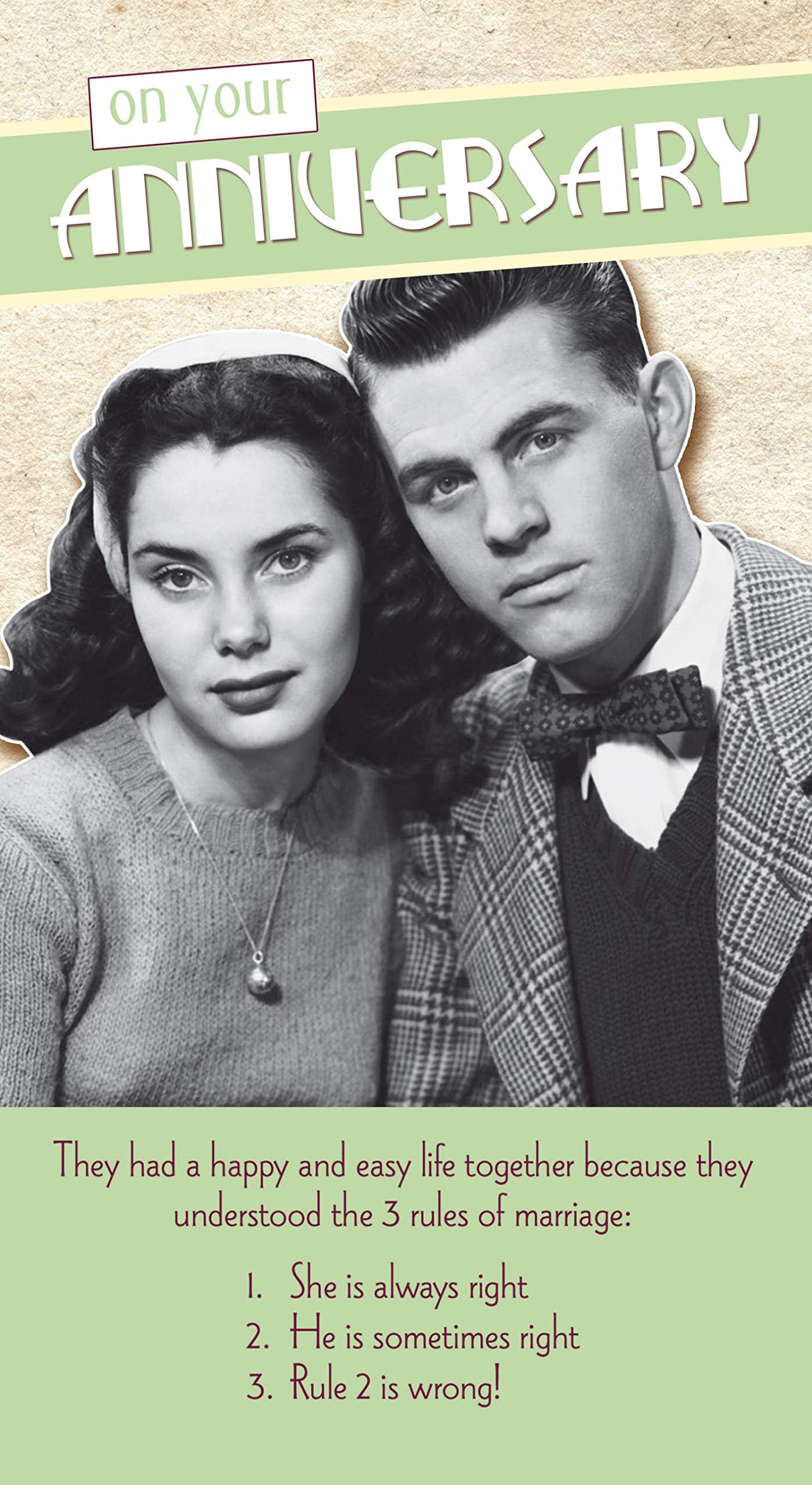 Punkcards Funny Anniversary Card, ’Marriage Is Like A Deck Of Cards — free download