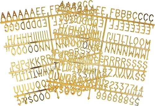 Letras de 34 pulgadas para tableros de letras de fieltro, 294 piezas, incluyendo caracteres, números y símbolos para tableros de mensajes de