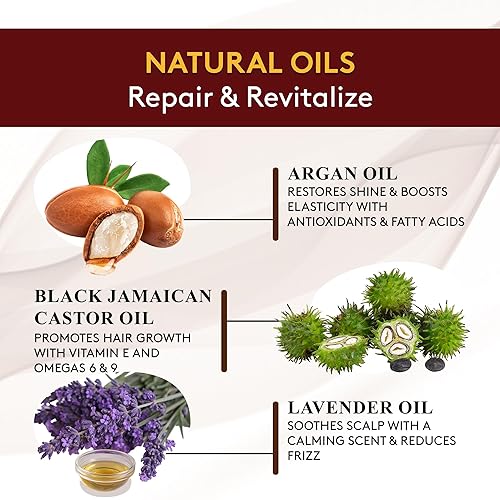 Miniatura 4 de OKAY  Aceite de ricino jamaicano negro y acondicionador de lavanda  Para todo tipo de cabello y texturas  Hidrata fortalece y vuelve a crecer el