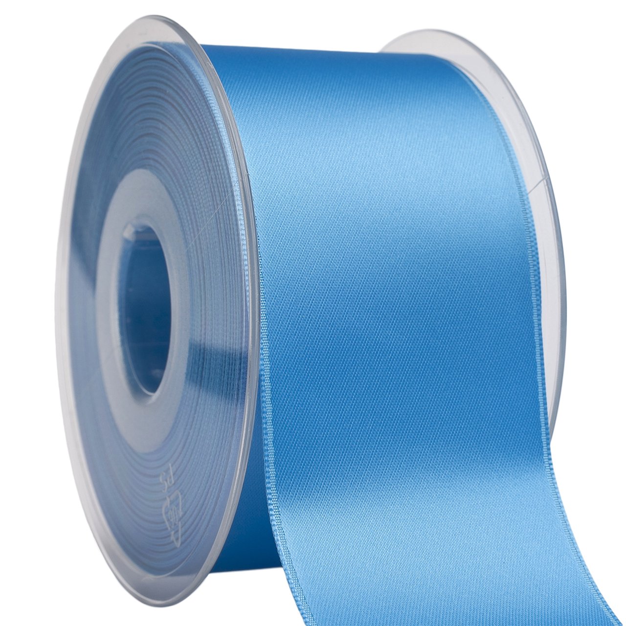 Ruban de tissu satiné bleu pour décoration de mariage et grand événement