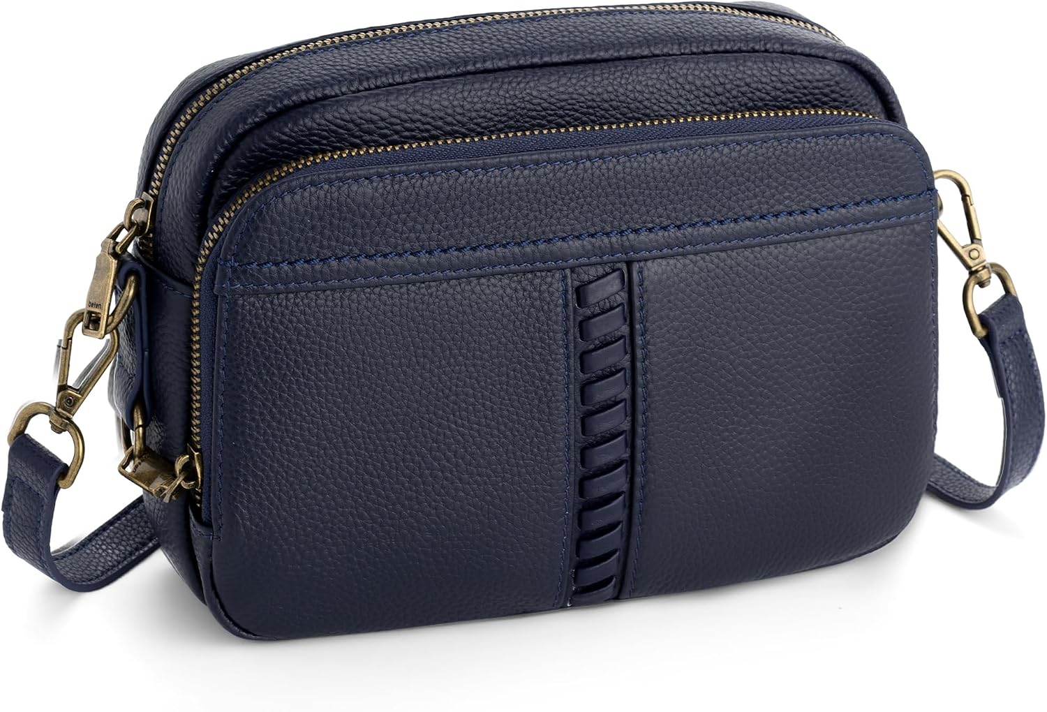 befen Genuine Leather Crossbody Bag for Women Anti Theft Purse and Hangbags with Built in RFID Wallet