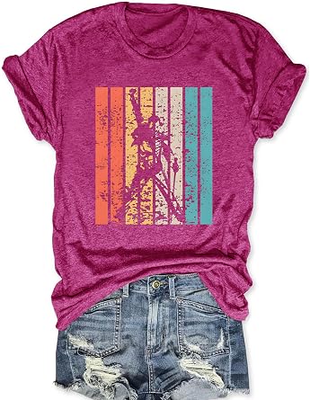 Women Rock Band T Shirt Vintage Retro Nashville Graphic Tees