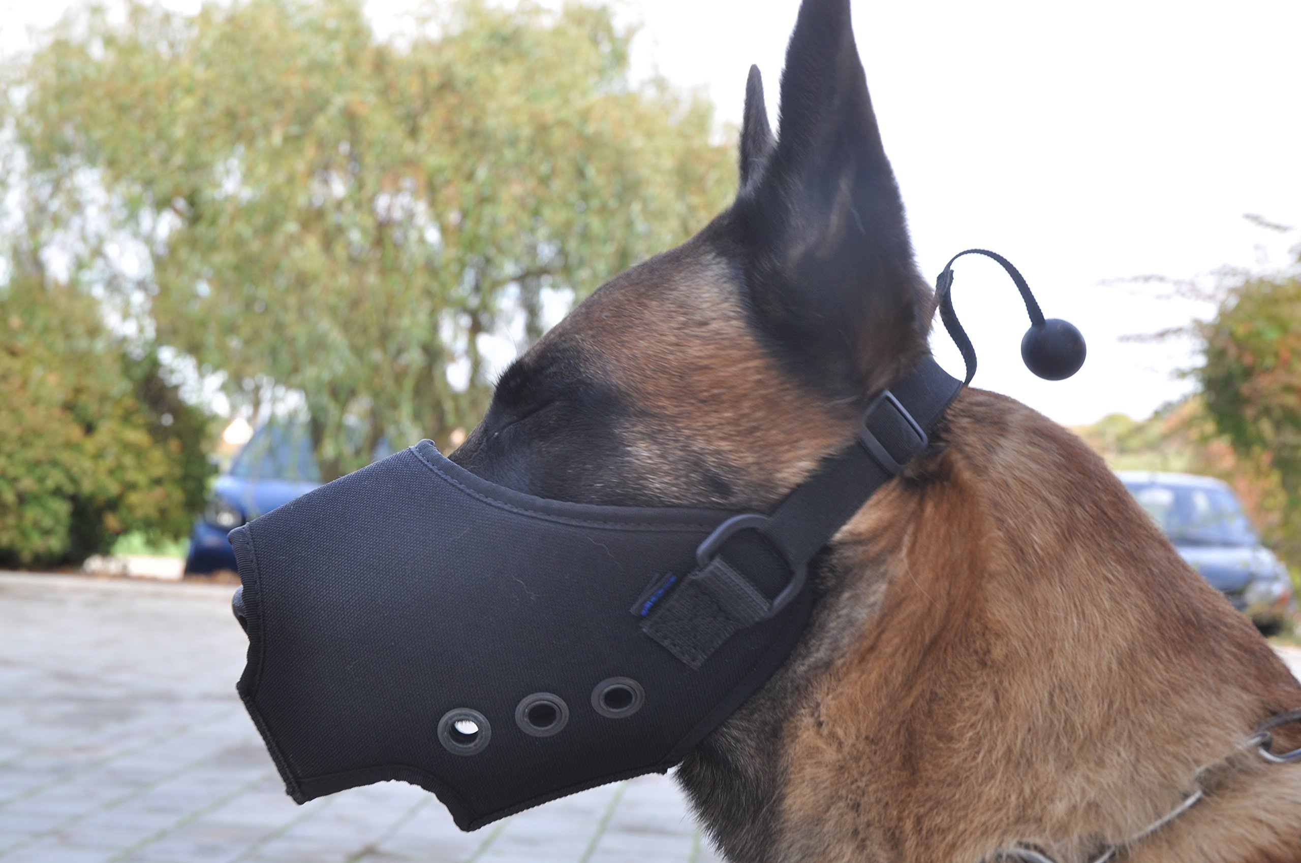 COP® K9 Beisskorb Quick Release (schnell abnehmbar), Cordura® / schwarz, Gr. L
