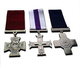 Military Medals 3x Medal Group Set Victoria Cross, Military Cross & George Cross British Military Medals Replica