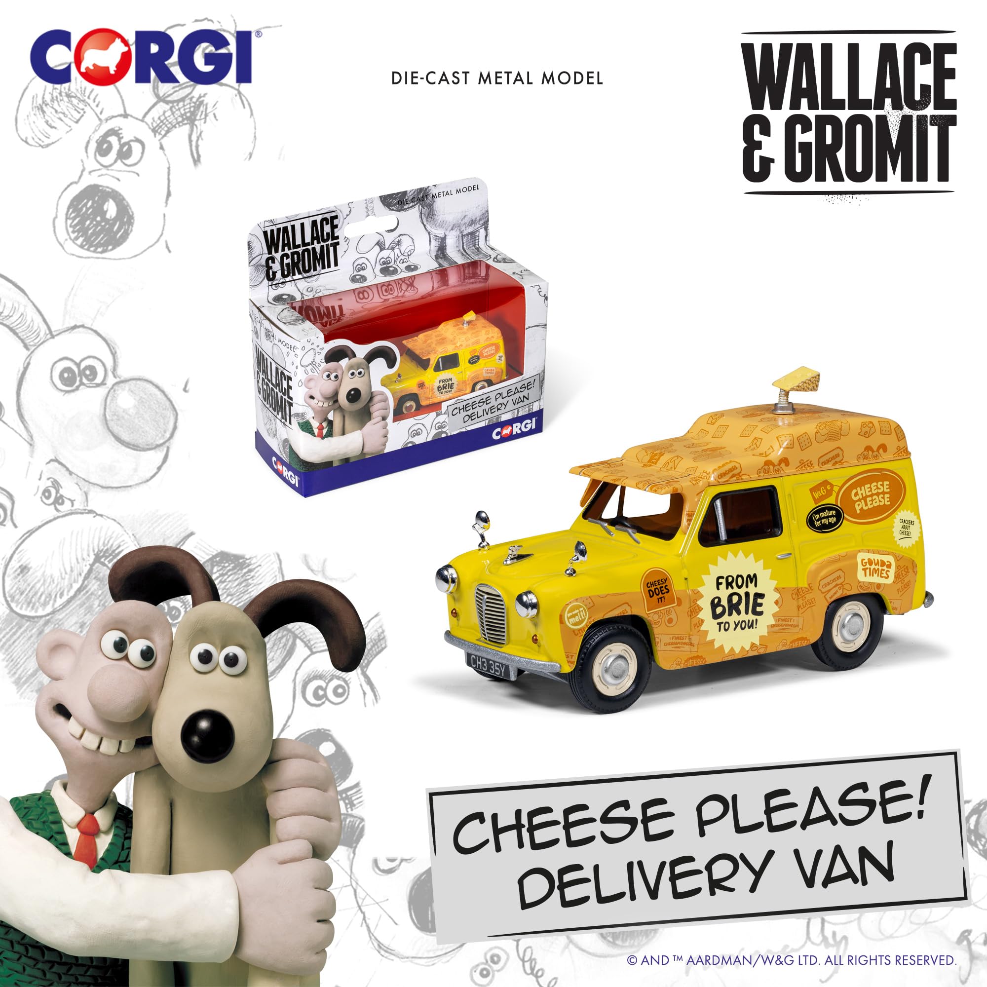 Amazon.com: Corgi Diecast Model Cars - CC80506 Wallace & Gromit