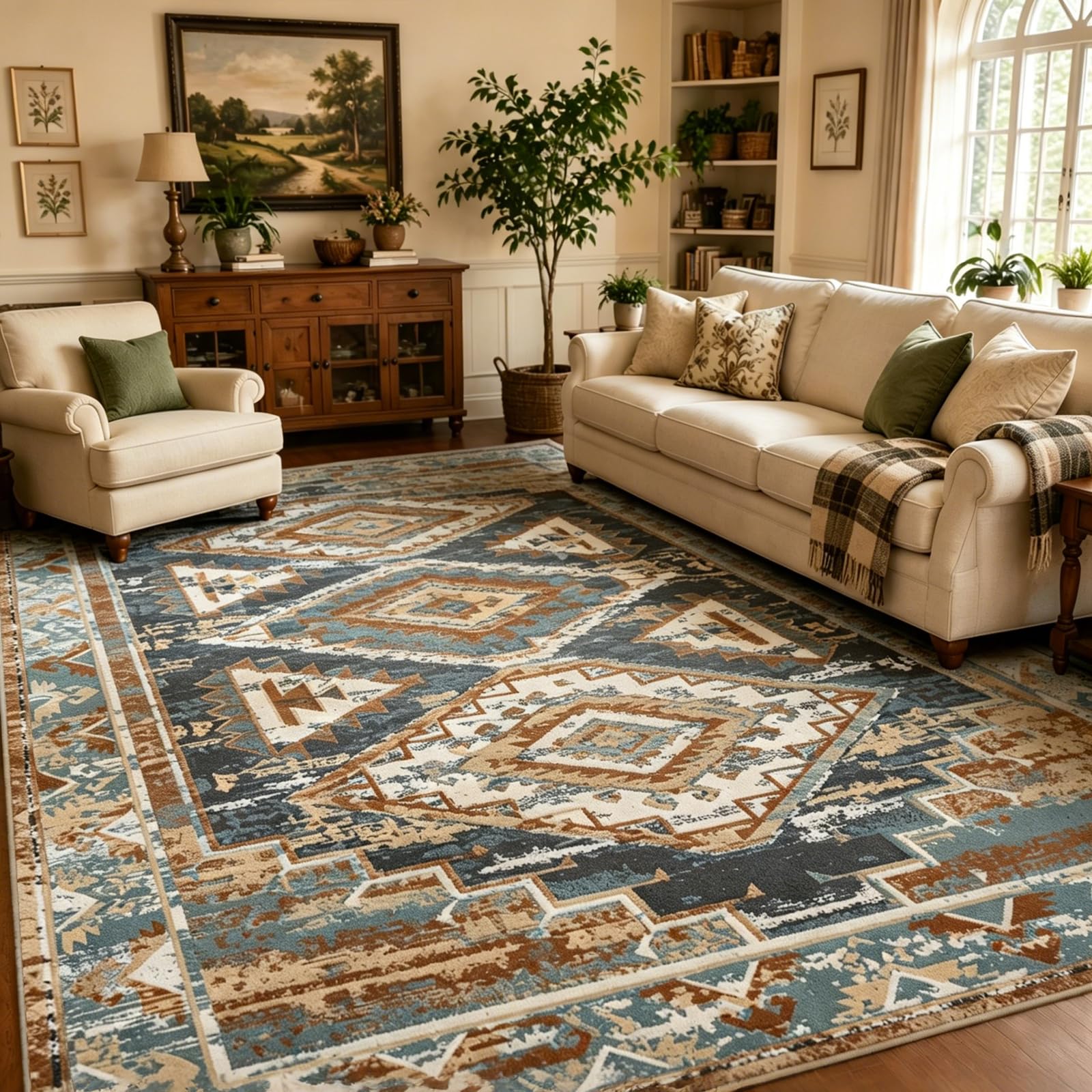 Photo 1 of Tijide Washable Area Rug 8' x 10'