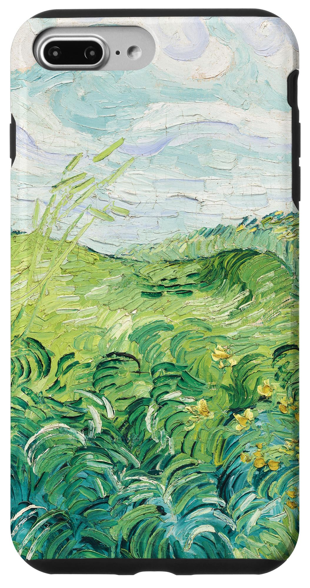 iPhone 7 Plus/8 Plus Van Gogh Green Wheat Fields Modern Art Painting Phone Cover Case