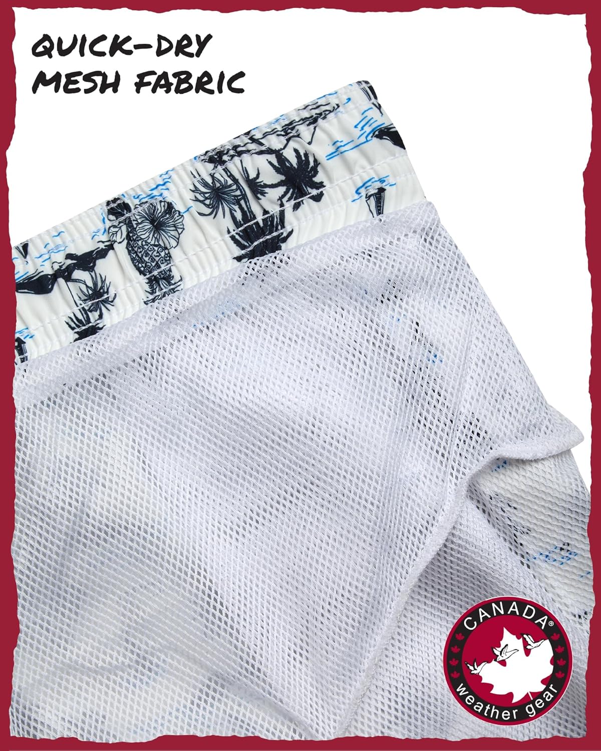 CANADA WEATHER GEAR Mens Beach Outfit Set - 2 Piece Short Sleeve Button Down Hawaiian Shirt for Men and Mens Swim Shorts Set - Image 6