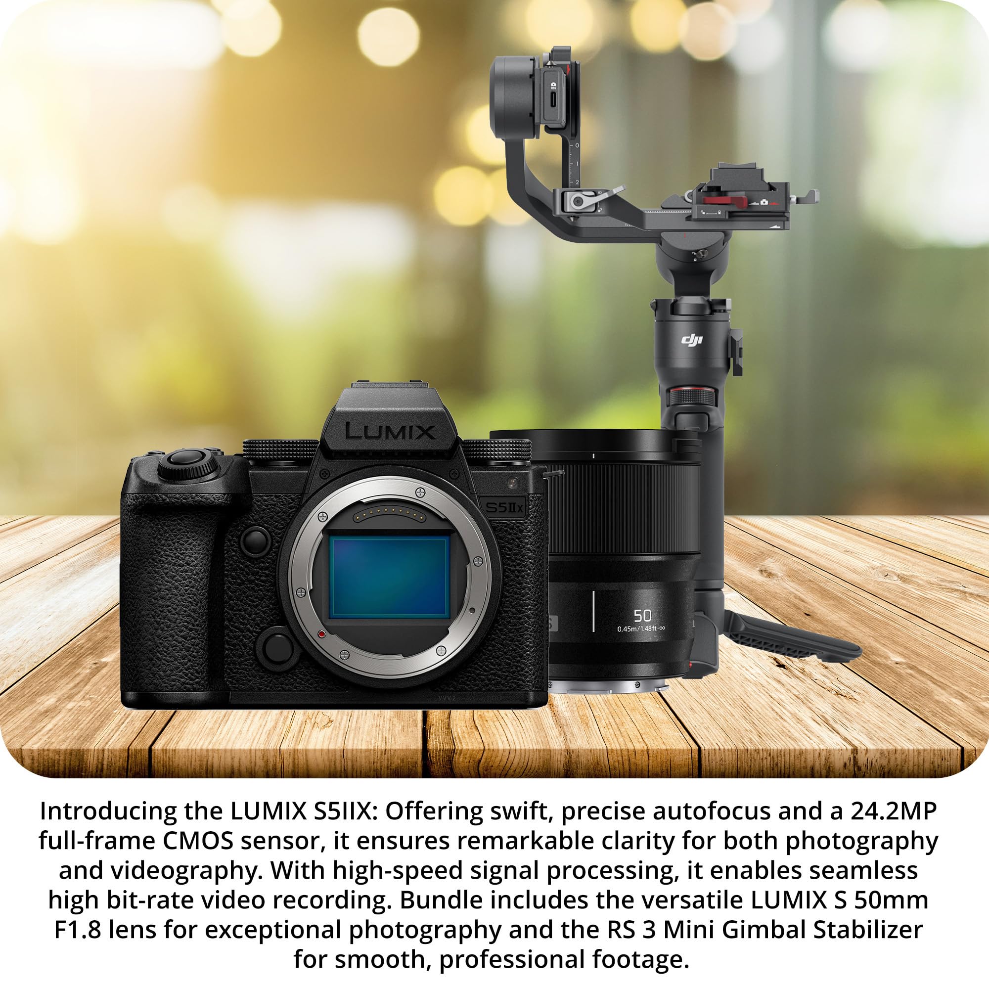 Amazon.com : Panasonic Lumix S5 IIX 24.2MP Full Frame Mirrorless