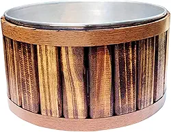 Tina Escalda Pés De Madeira Pinus Marrom, Bacia Pedicure, Balde Newborn