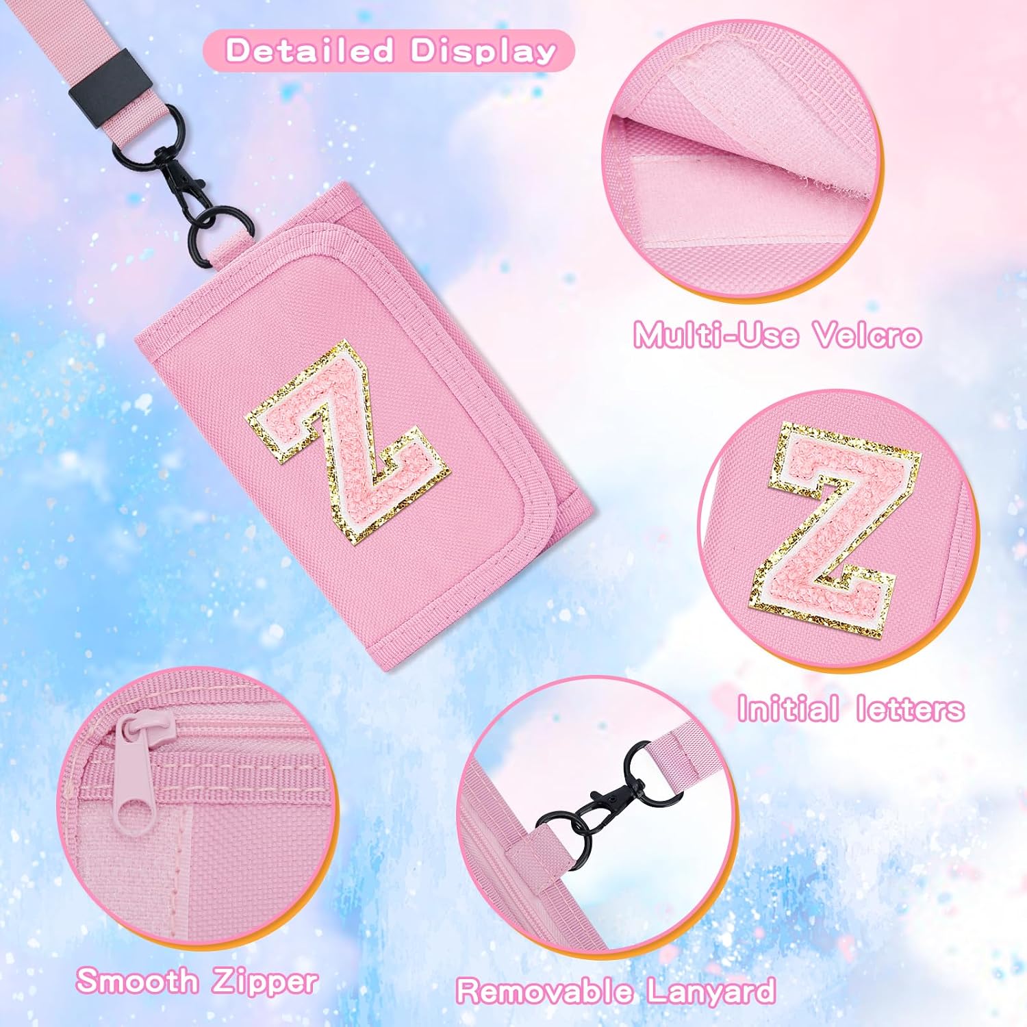 Gifts for Girls 3 4 5 6 7 8 9 10 11 12 Years Old Kids Wallet(Pink, Z) image 4