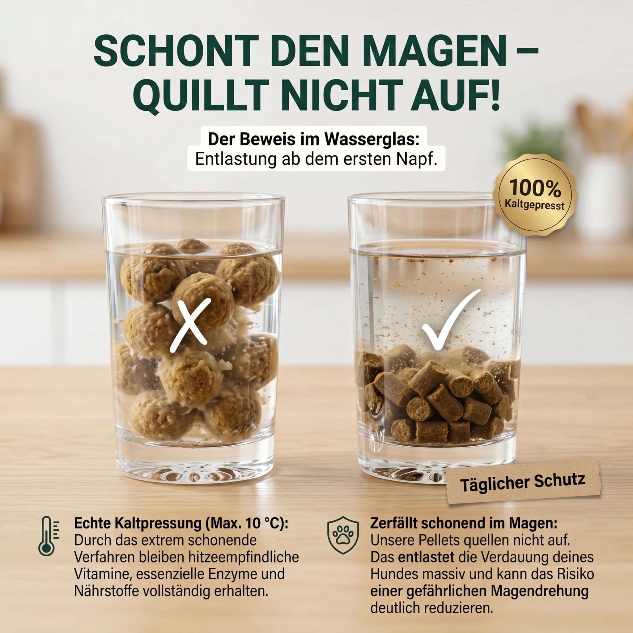 Freilandschaf 4x5kg - kaltgepresstes Trockenfutter - 25% Protein - mit Sanddorn & Moringa – hypoallergen - Ballaststoffreich für eine natürliche Darmunterstützung