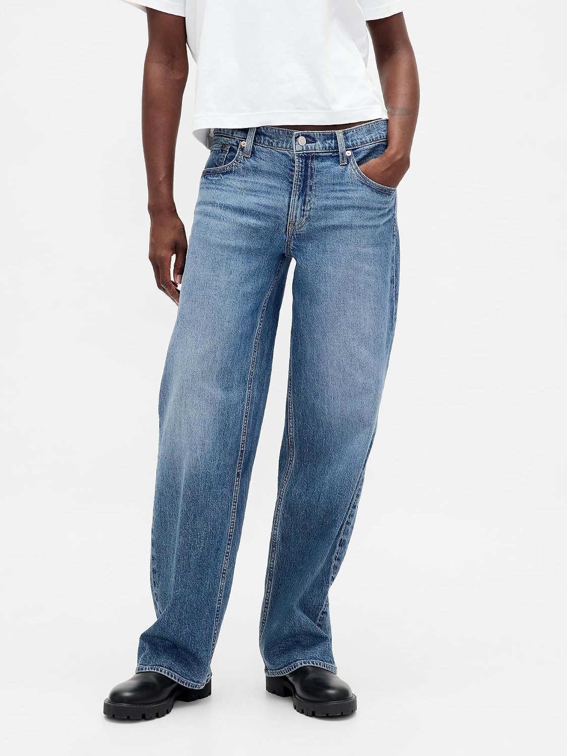  Women's 90's Low Rise Loose Jeans thumbnail