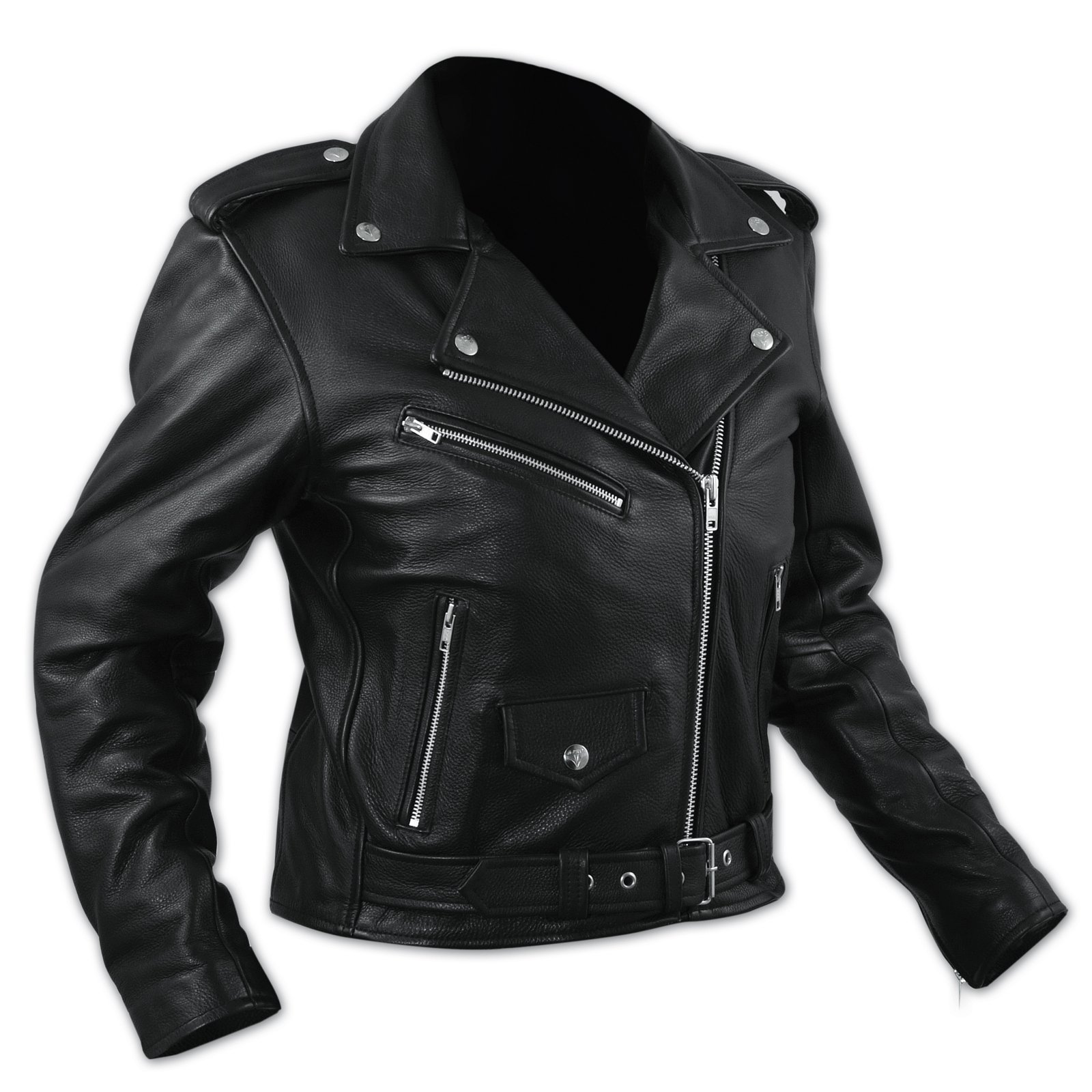 A-pro Blouson Cuir Femme Custom Renfort Dorsal Doublure