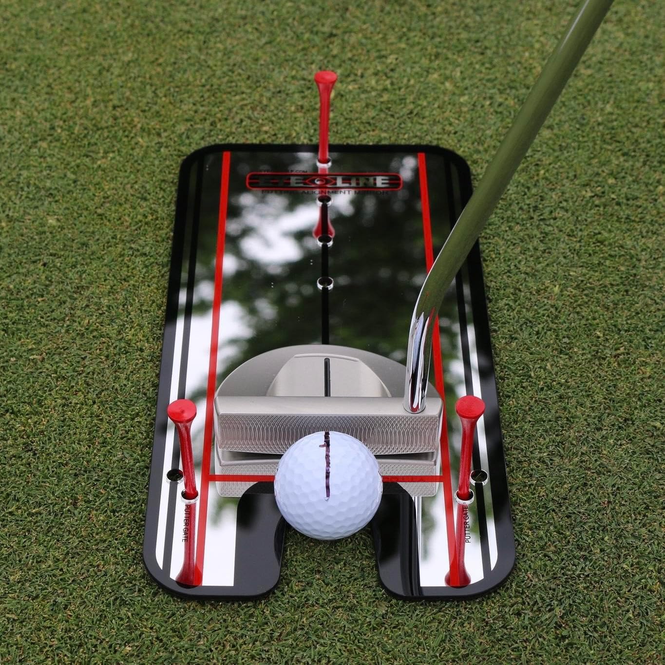 EyeLine Golf Miroir d'entraînement pour l'alignement et l'amélioration du swing – Pratique intérieur extérieur