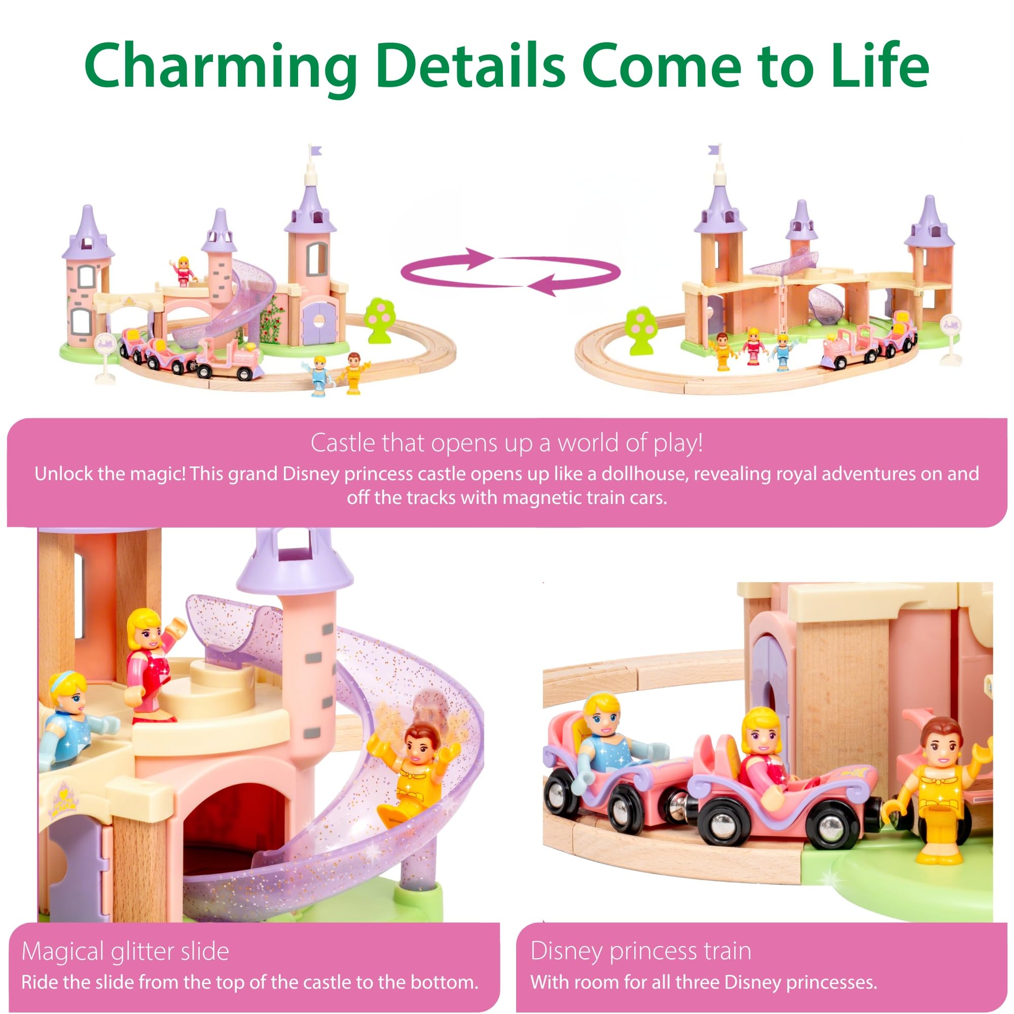 BRIO - BRIO ディズニープリンセスプレイセット Amazon.com: BRIO World Disney Princess Castle Set - 18-Piece