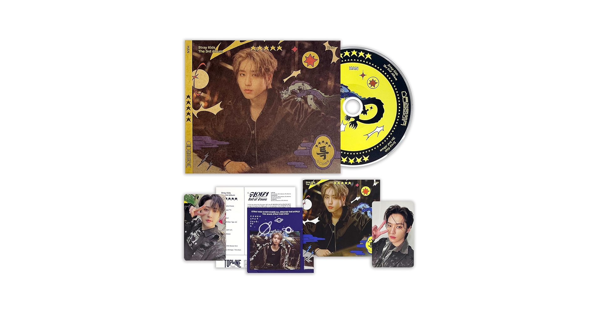 Stray Kids HAN まとめ売り Pocamarket, Stray Kids HAN 合 (HOP) WITHMUU K-pop Photocard