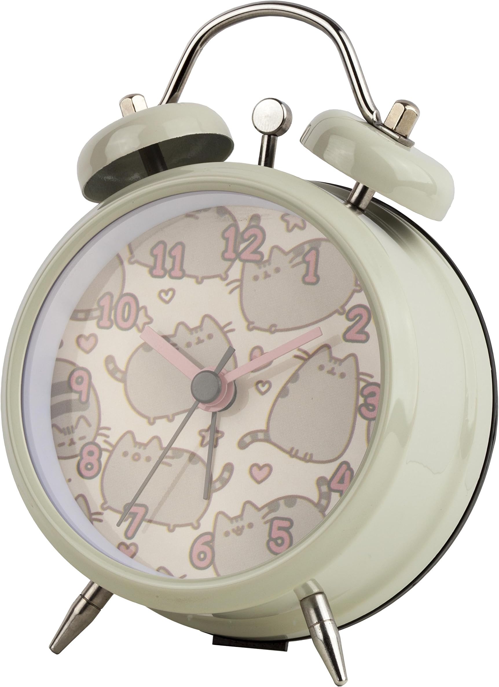 TruffleShuffle Pusheen Mini Twin Bell Alarm Clock