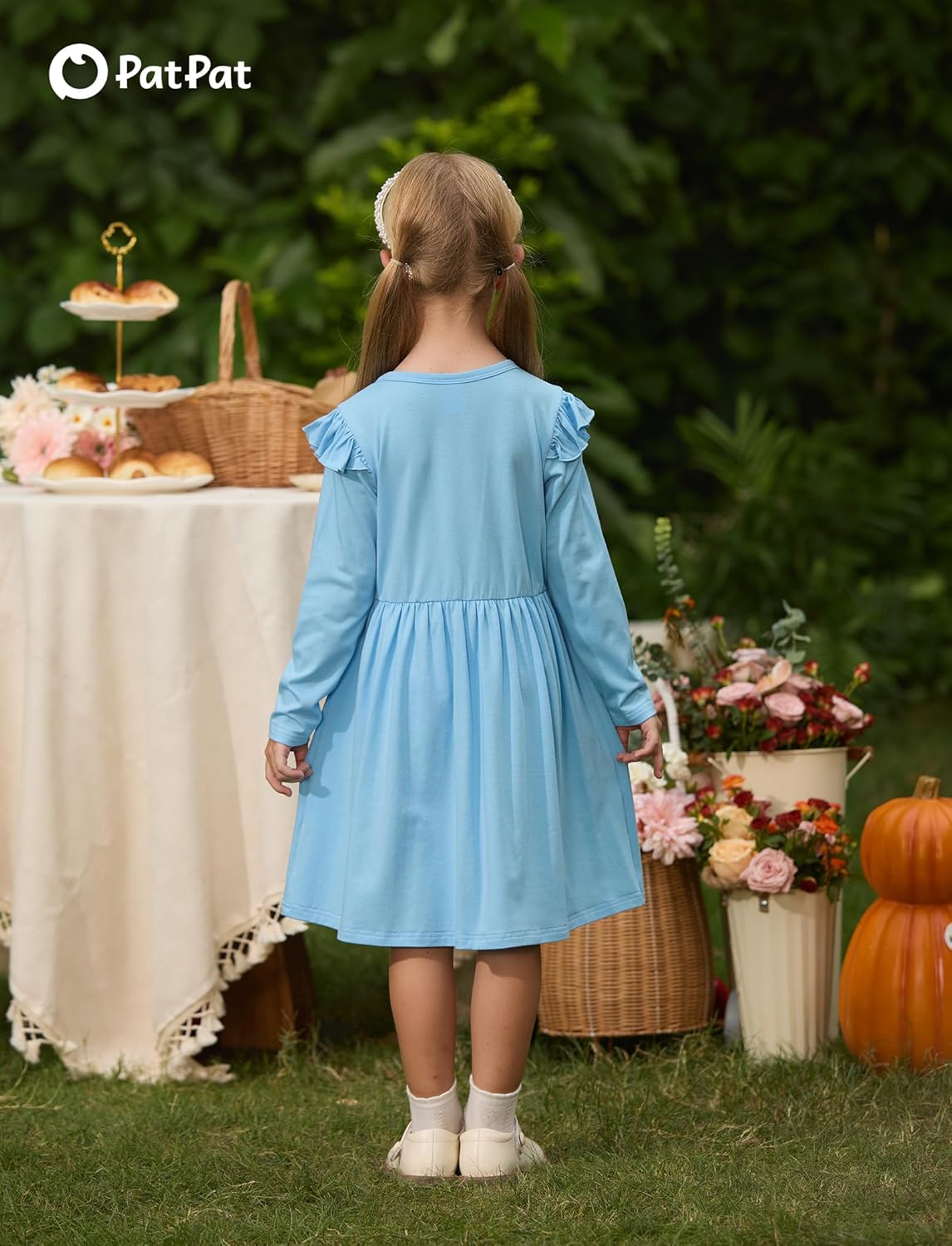 PATPAT Multipack Girl Toddler Dresses Sleeveless Flamingo Striped Toddler Casual Dresses - Image 4