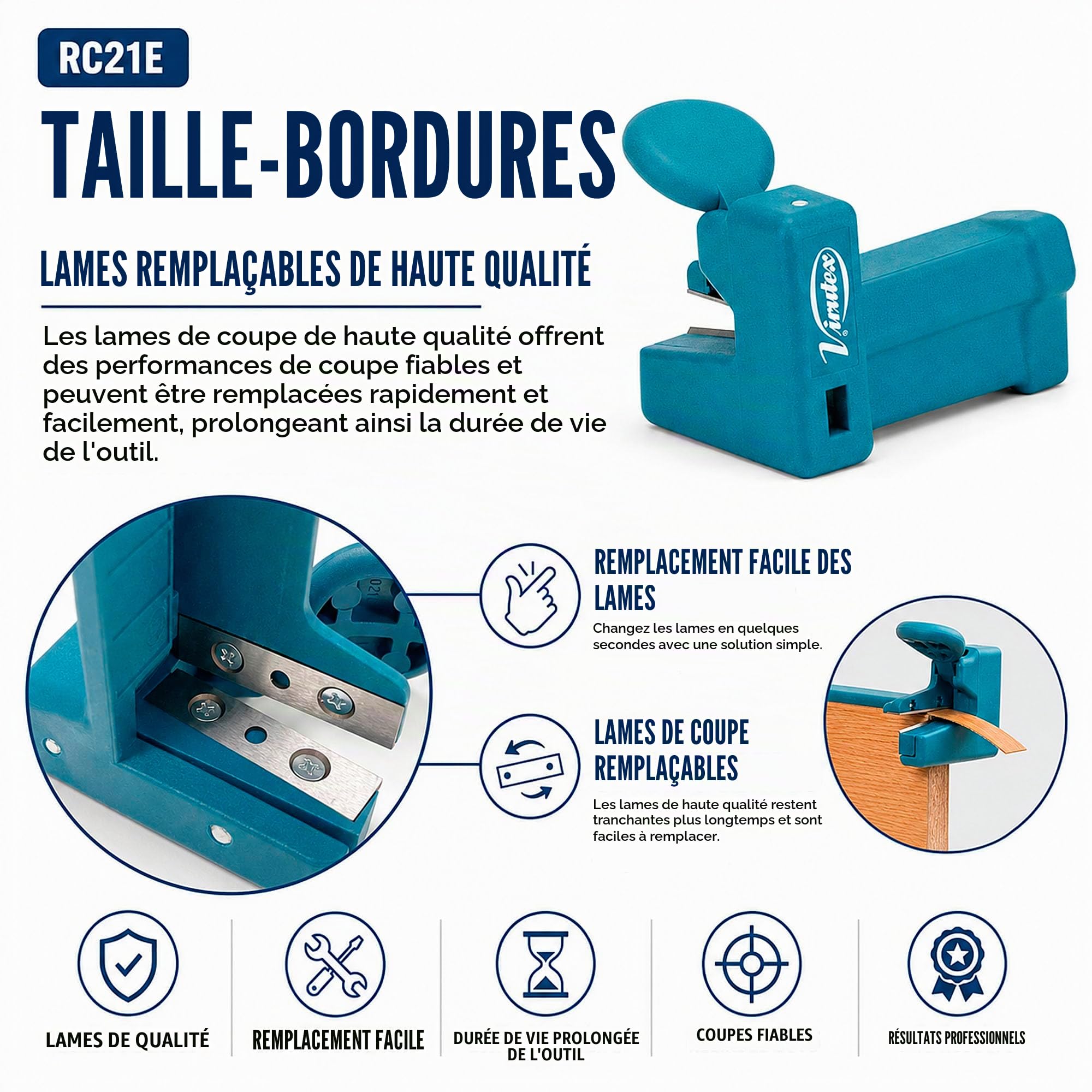 Virutex Set AU93 RC21E Profileur Vert