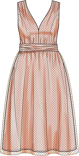 Miniatura 9 de Simplicity Kit de patrón de costura para vestido de Misses', código S9476, tamaños 26W-28W-30W-32W, multicolor