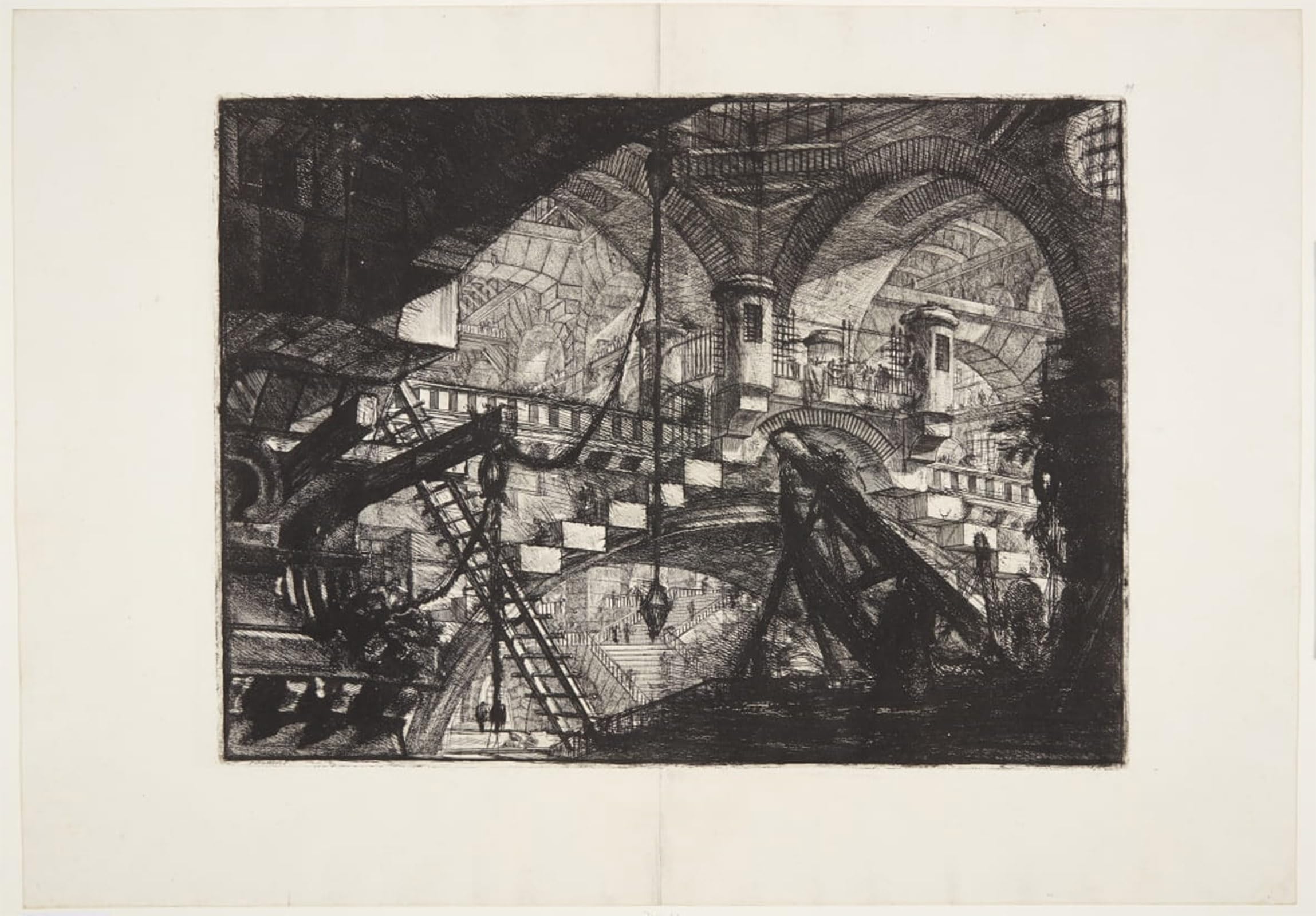Póster de Lienzo l'Arco de Battista Piranesi cuadro decorativo para pared de salón 60x90cm 5