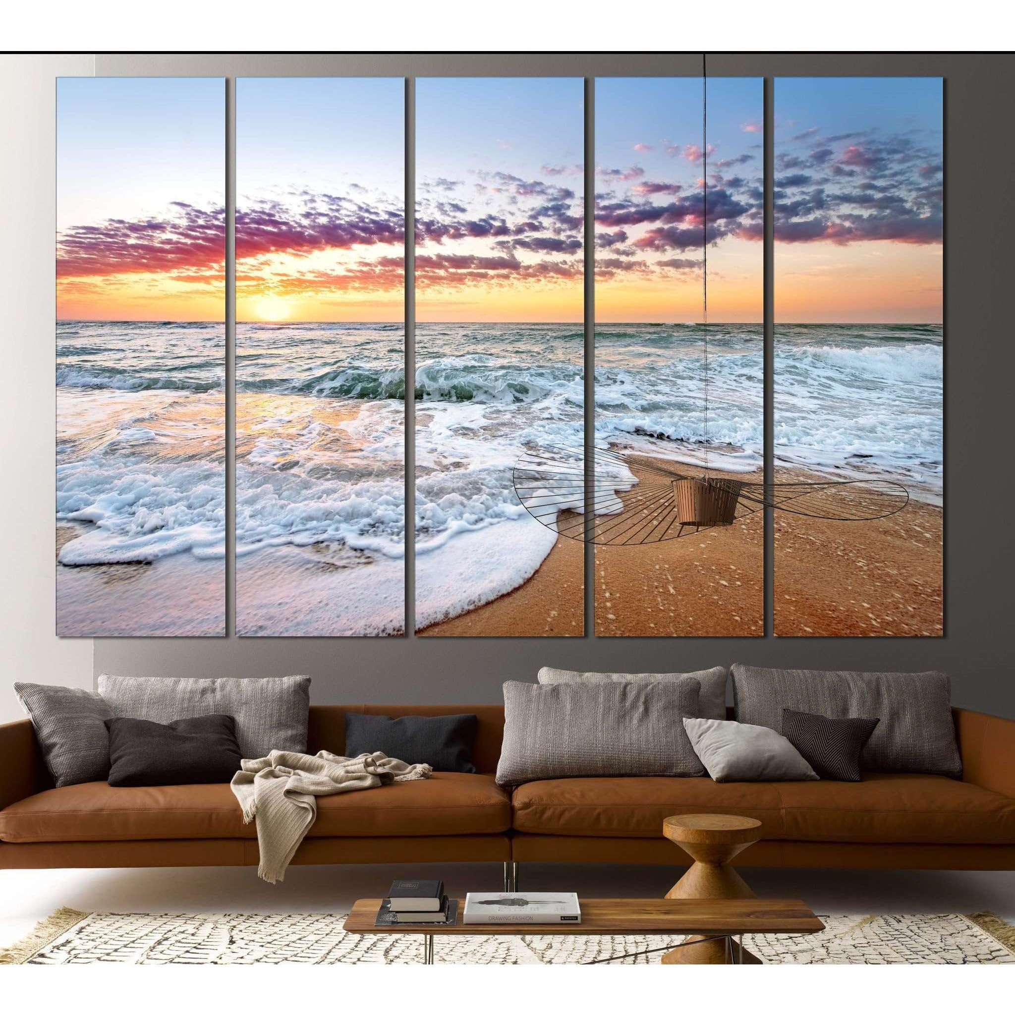 Beach Print №751 impression sur toile 90x60cm pour déco murale - 4