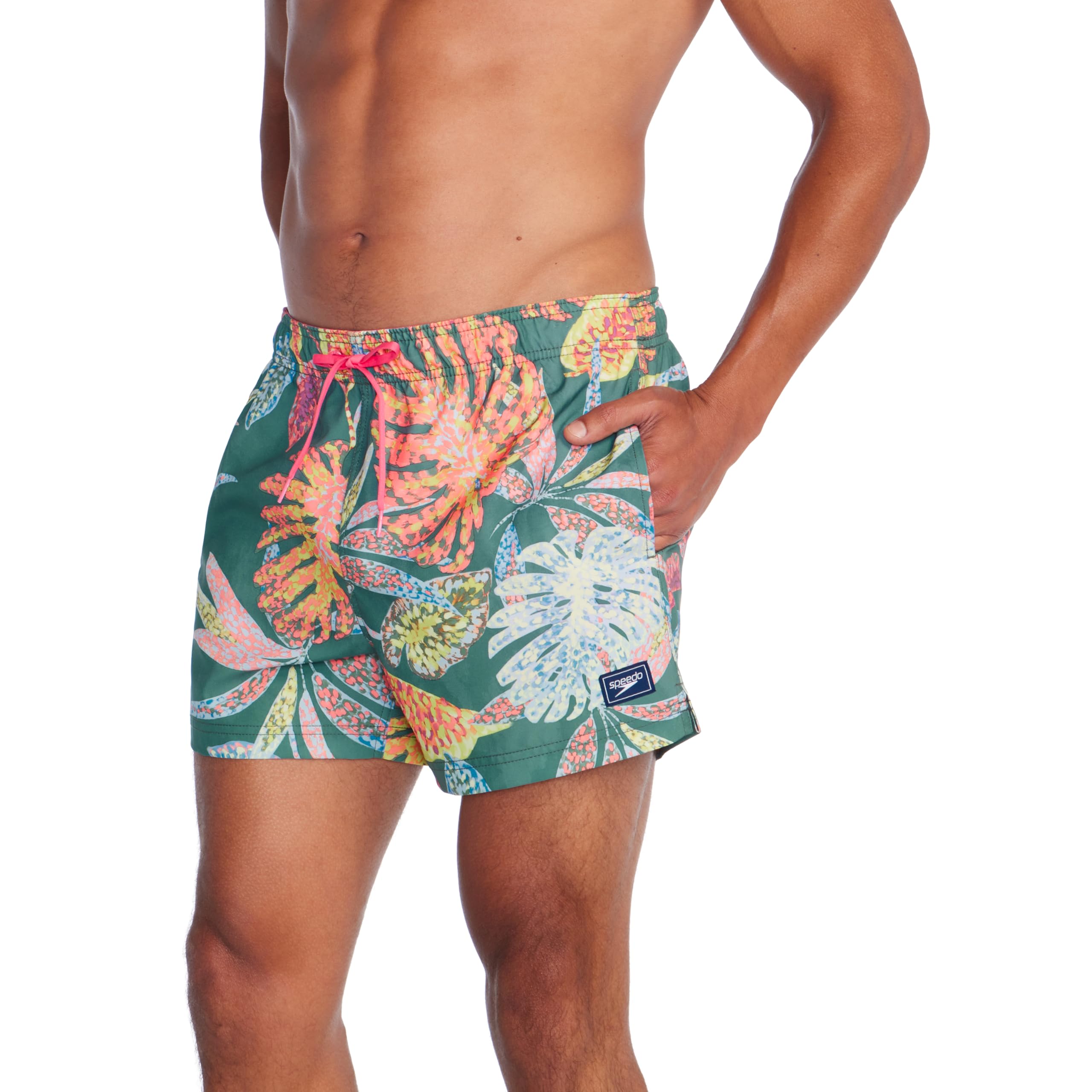 speedo Men's Swim Trunk Short Length Redondo Printed-picture-4