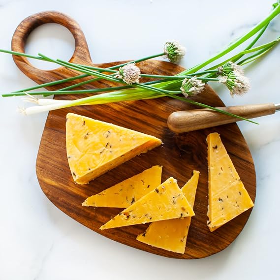 igourmet British Cheese Assortment - Includes 4 Impressive English Cheeses: British Cheddar Cheese, Crumbly Blue Stilton Cheese, English Derby Cheese, and The Incredible Cotswold Cheese