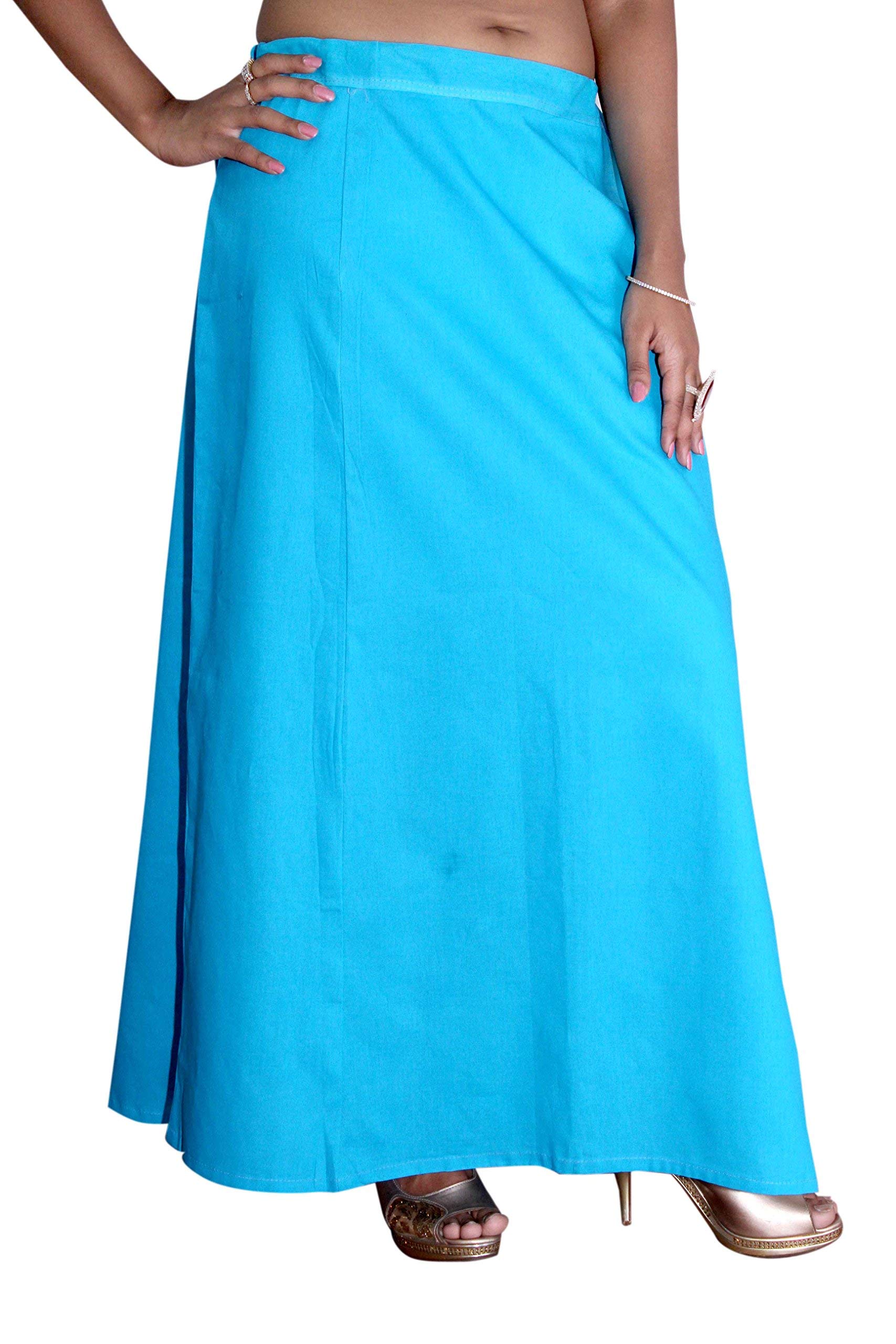 s.k. textiles Women's Cotton Petticoat (CN002FI47L, Firozi, XL/Suitable for 46-50 Inches Waist Size)-picture-14
