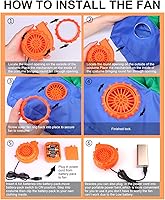 Vista 7 de YEAHBBER Disfraz inflable para adultos, disfraces inflables para adultos, tamaño de adulto, trajes inflables para el cuerpo, pantalones, 14 x 3 x 12