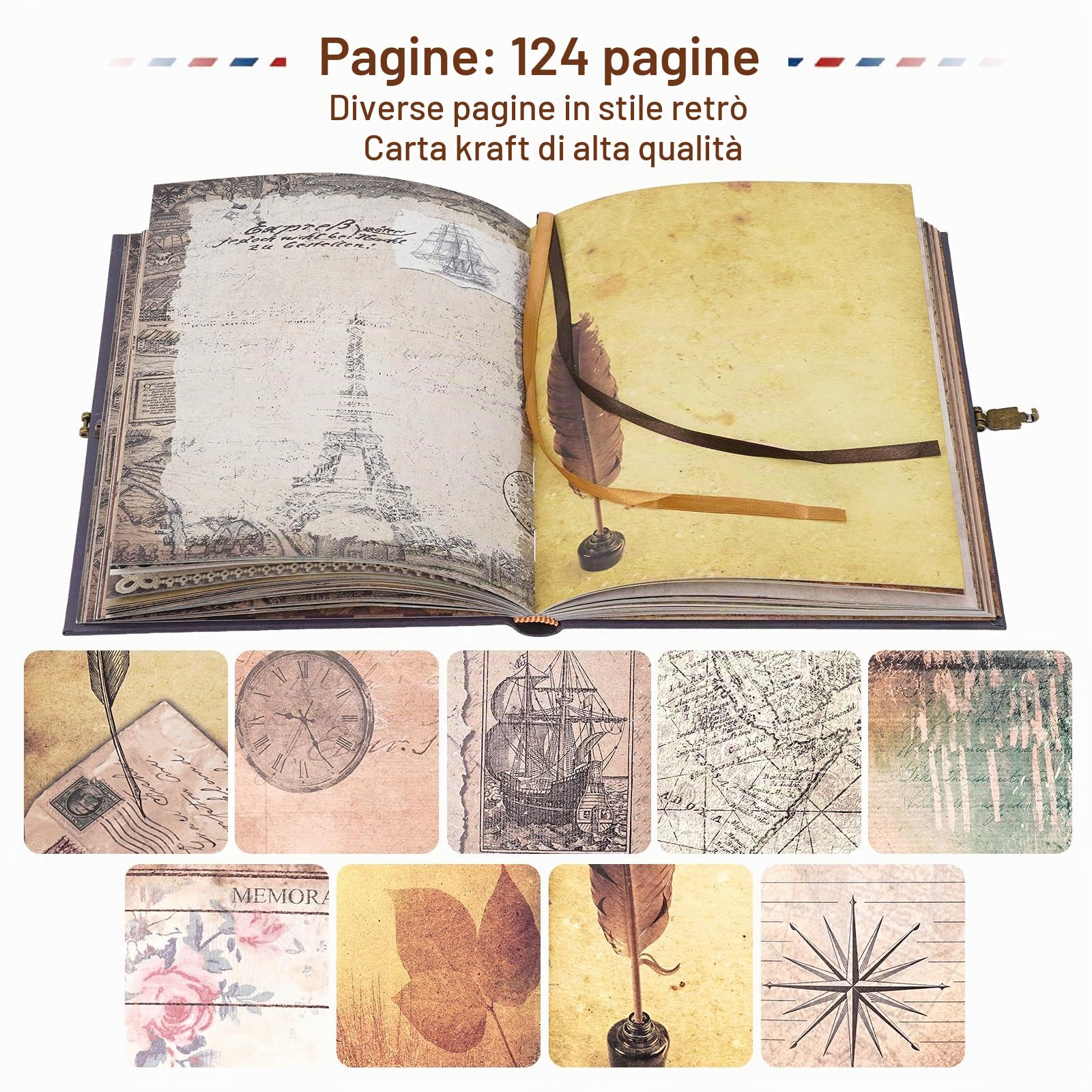 My Adventure Book Album fotografico(Viaggio blu)
