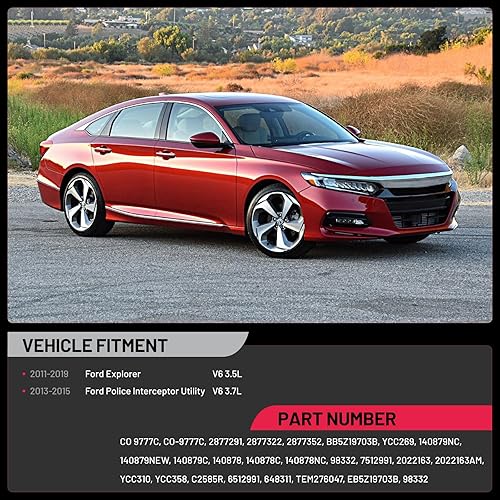 Miniatura 5 de BDFHYK 2877291 Compresor de aire acondicionado con embrague compatible con Ford Explorer 2011-2019 V6 3.7L, Police Interceptor Utility 2013-2015,