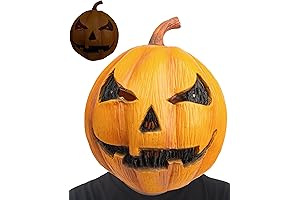 AQKILO Pumpkin Face Mask Halloween