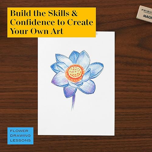 Miniatura 5 de Prismacolor Technique Art Supplies and Digital Art Lessons Juego de dibujo de naturaleza Nivel 1 Aprende a dibujar con lápices de colores, lápices