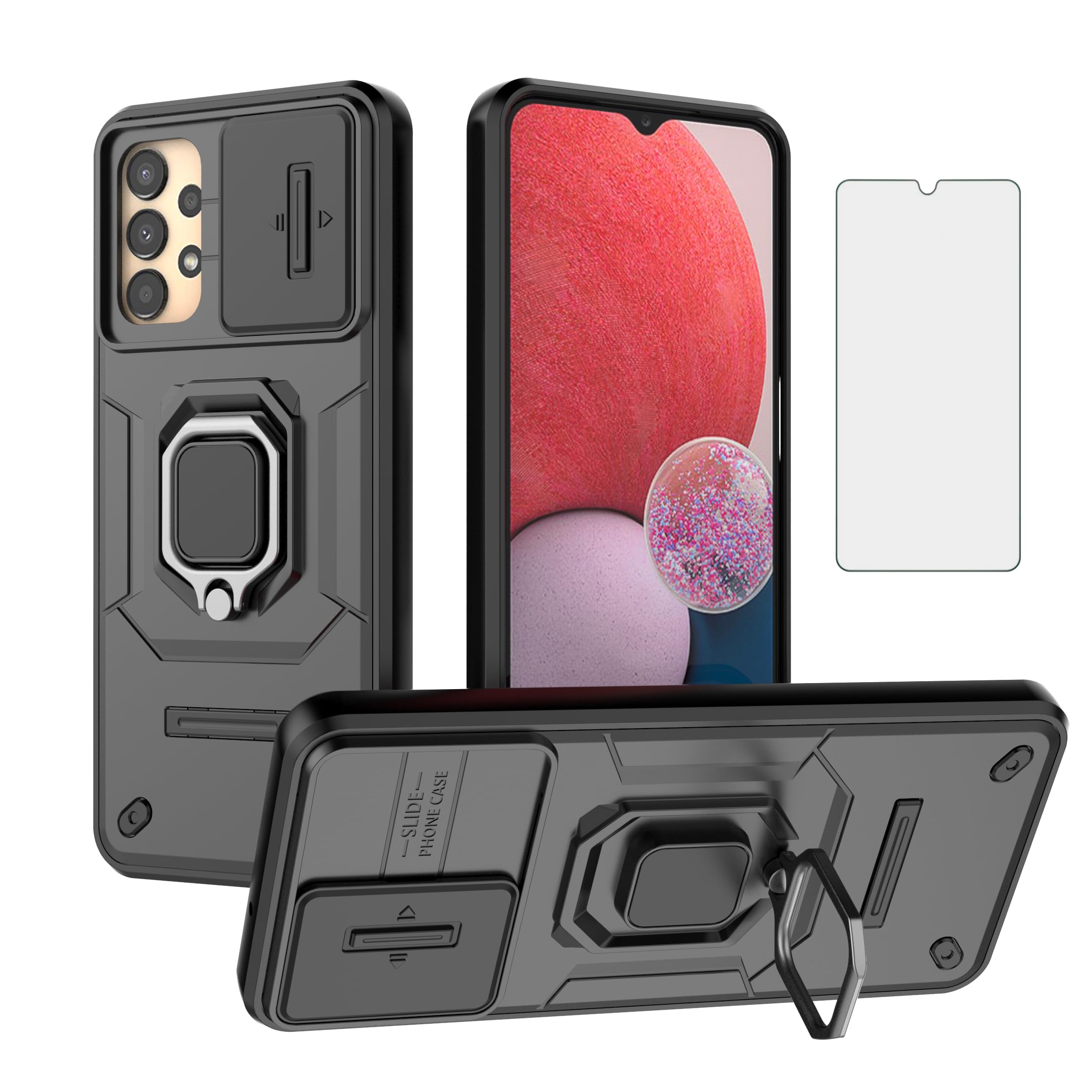 Coque Samsung A13 anti rayure objectif avec vitre écran incluse - 8