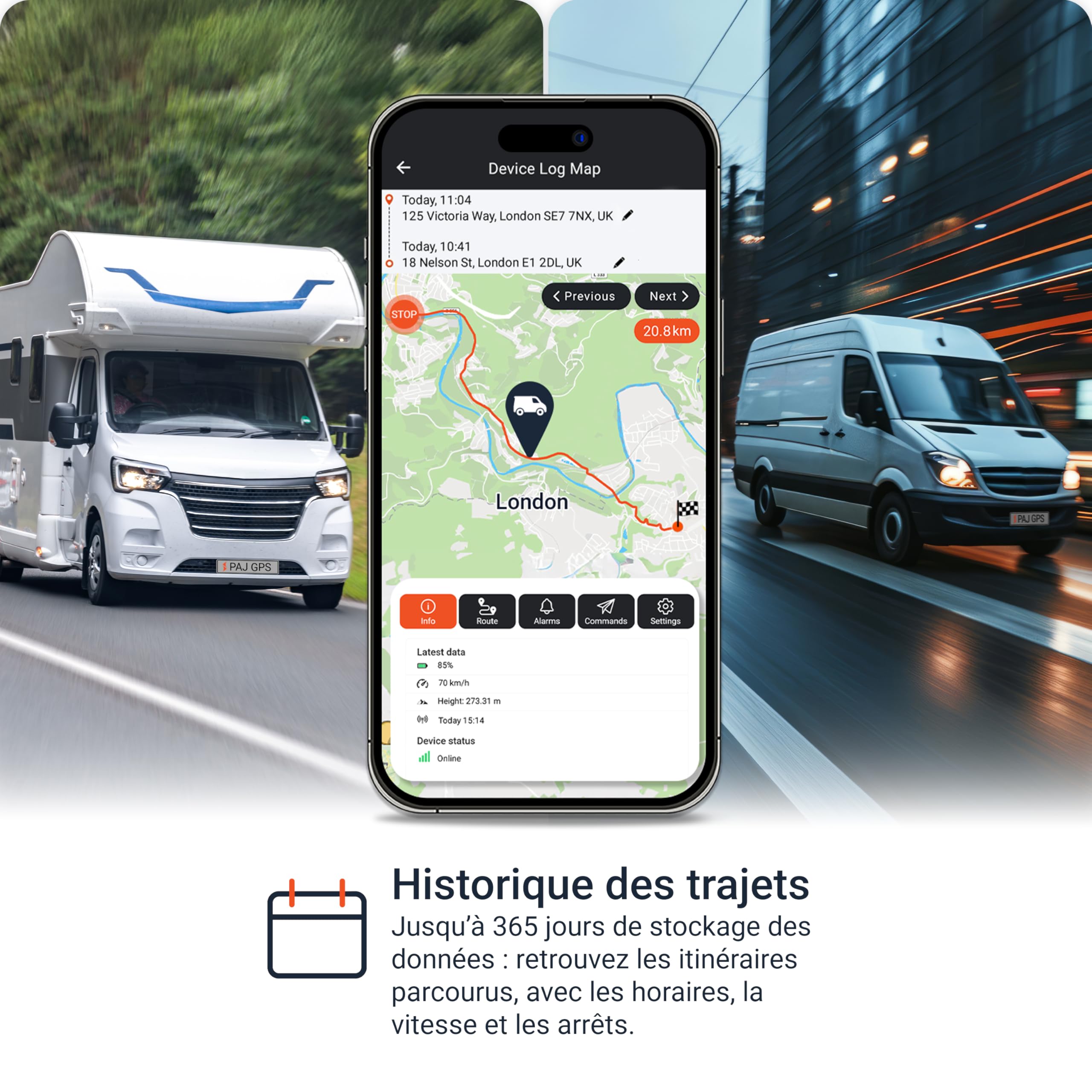 PAJ GPS - Solar Finder 4G - Abonnement Premium de 3 Mois Inclus - Traceur GPS pour Camping, Caravanes, Conteneurs, Remorques - Panneau Solaire pour Une Autonomie Prolongée avec Suivi en Temps Réel