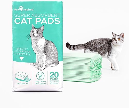 Peritas Cat Pads for Breeze Tidy Litter System, Original, 20 Count