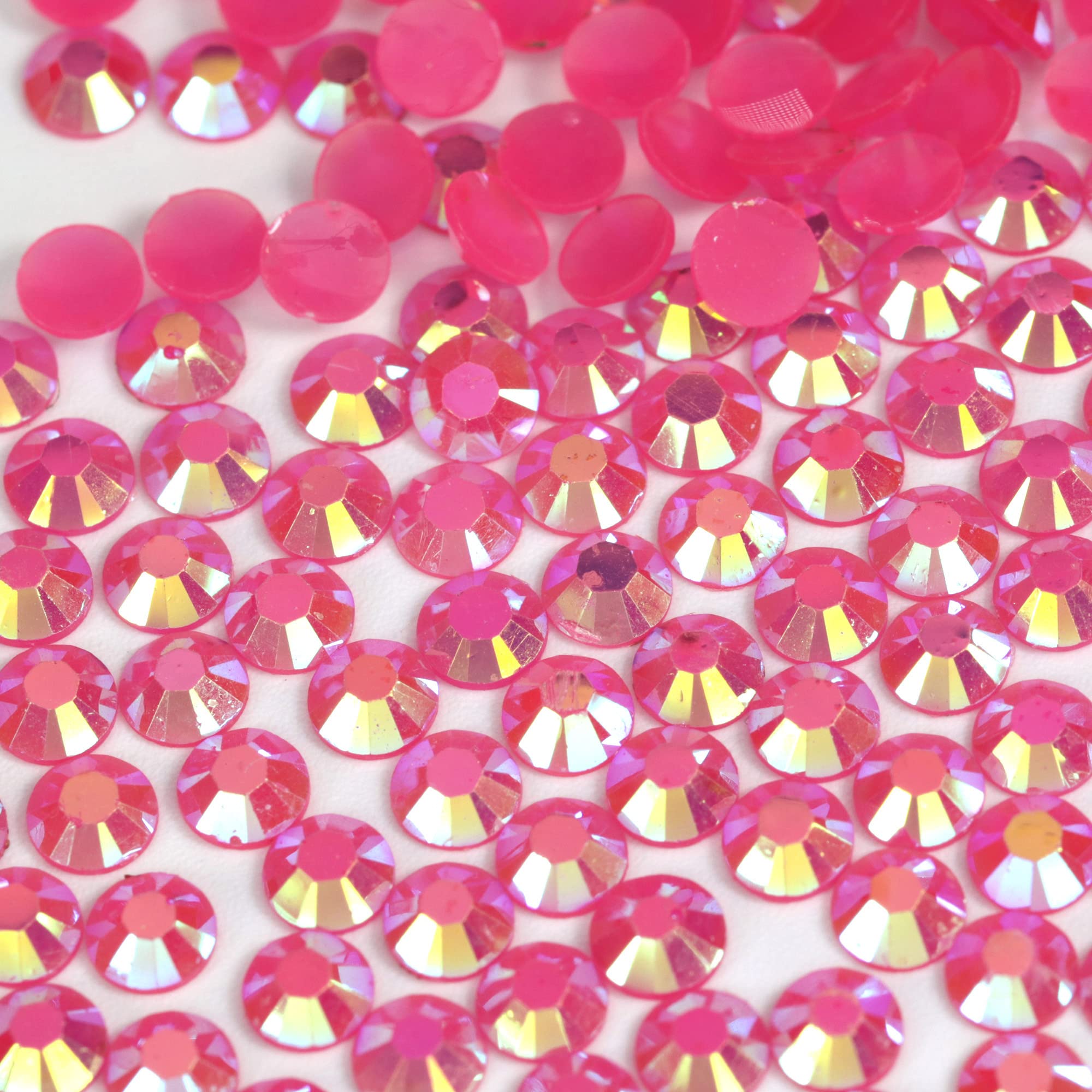 250pcs 6mm Flat Back Non-Stick Rhinestone Crystal Diamantes Nail Art & Craft Scrapbooking Embellishments 90 Available Colours (6mm, AB Clear #A13) — view 73
