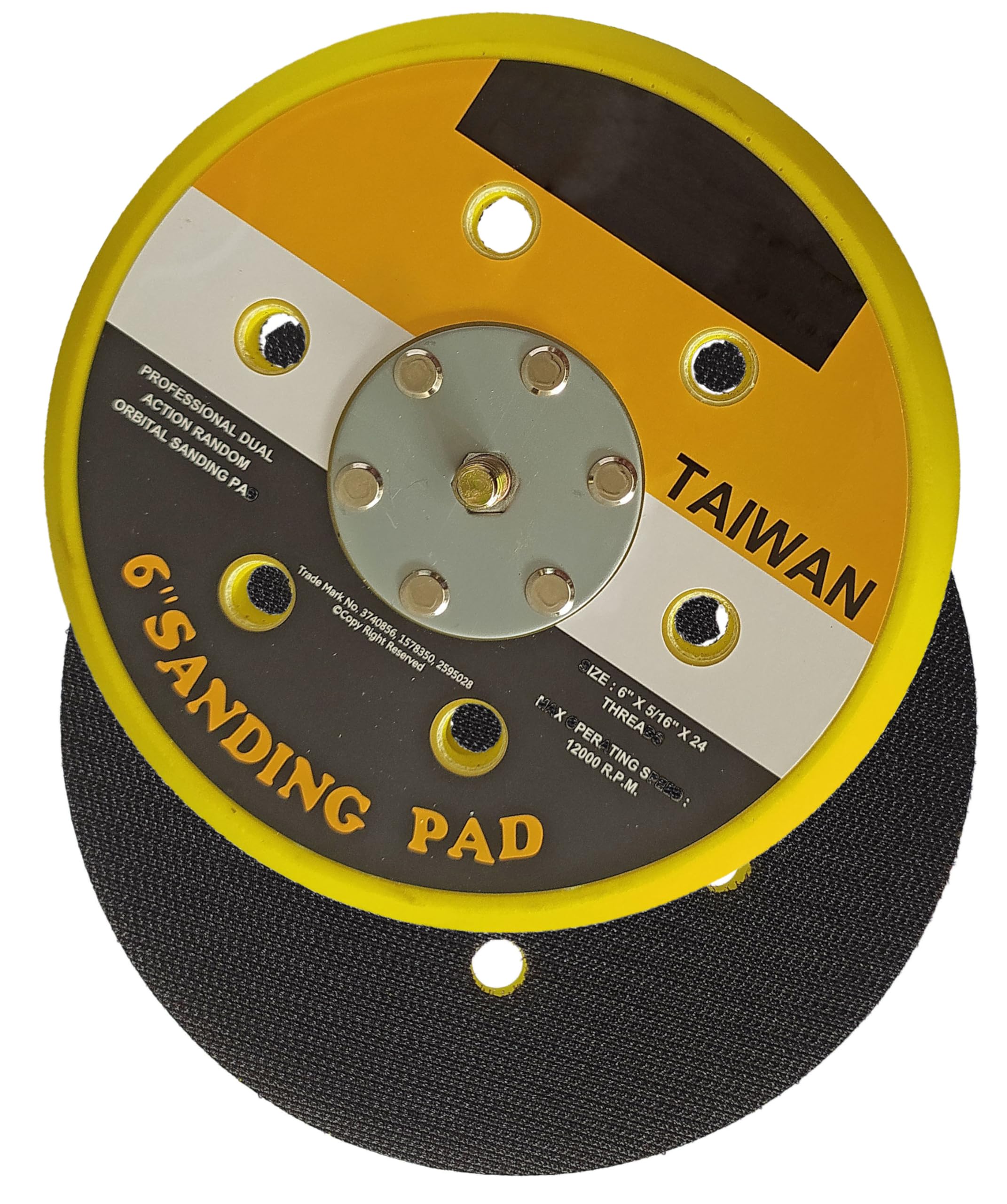 Inditrust 6 Inch Dual Action Random Orbital Sanding Pad 12000RPM Sander Polishing Pad New Glass Polisher (B0BT9JLB7J) Amazon Price History, Amazon Price Tracker