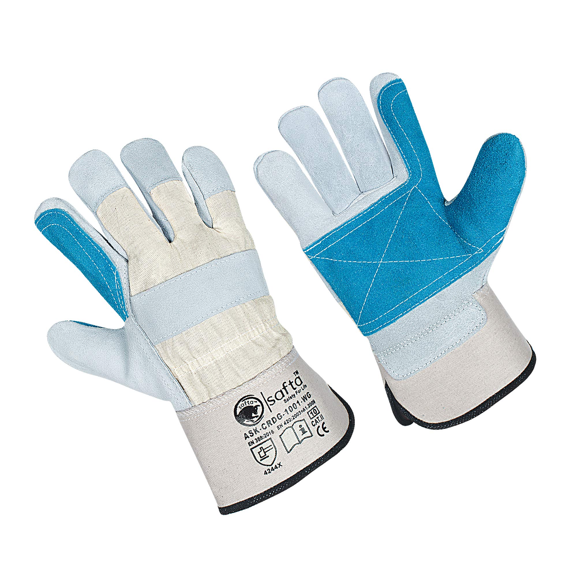 SAFTA Heavy Duty Gardening Gloves Thorn Proof, Gardening Gift for Men & Ladies Gauntlet