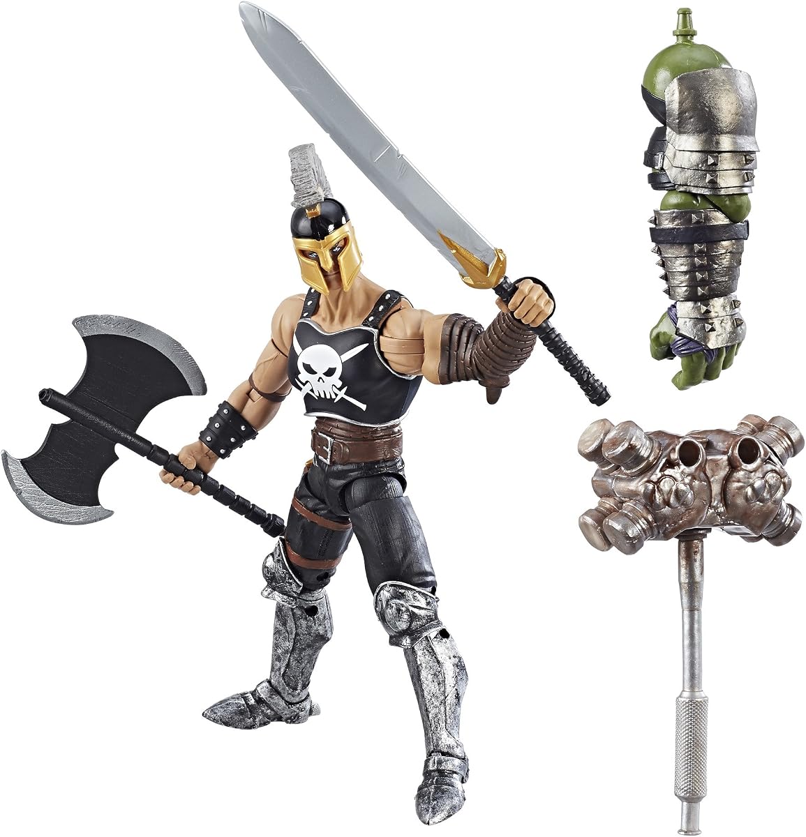 Marvel Thor Legends Series 6-inch Nine Realms Warriors (Marvel’s Ares) | Marvel Legends Thor Ragnarok 6 Inch Action Figure Gladiator BAF Hulk - Ares