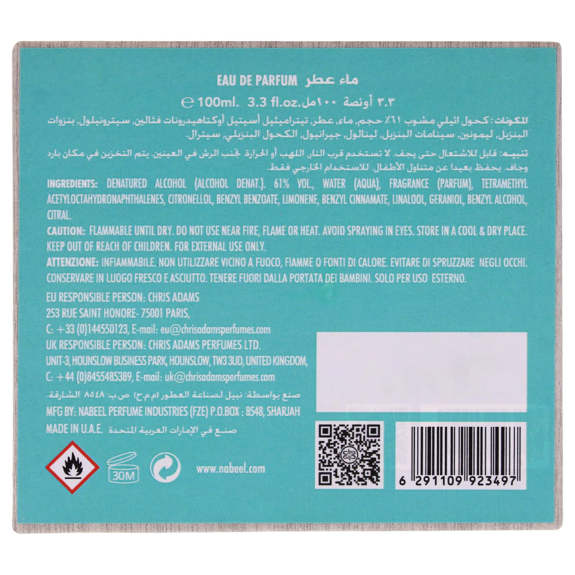 Nabeel Woda perfumowana 100 ml
