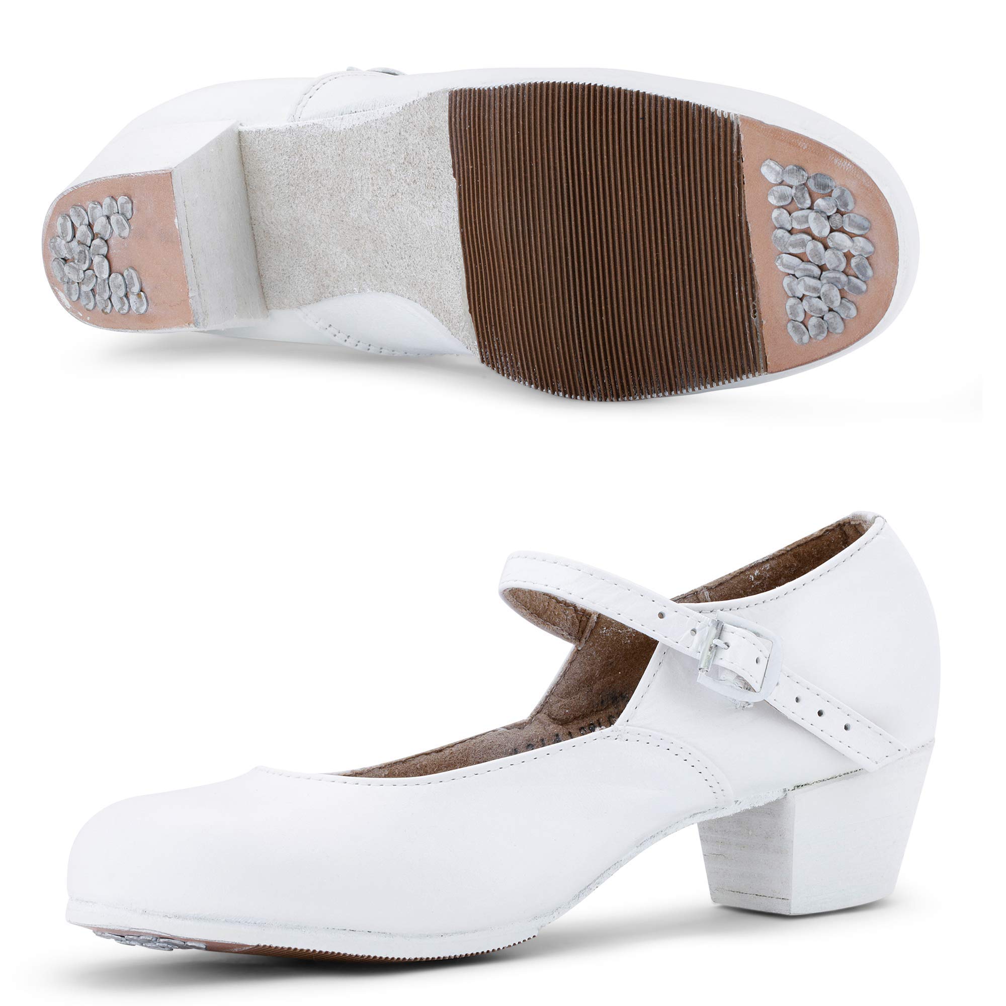 820 Womens Folklorico Flamenco Dance Shoes With Nails