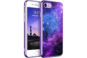 GUAGUA iPhone SE/8/7 Cases, Glow in The Dark Protective Anti Scratch Case...