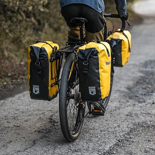 Miniatura 7 de Rhinowalk Bolsa de bicicleta impermeable para bicicleta de carga para bicicleta de carga bolsa de sillín bolsa de hombro portátil alforja bolsa de