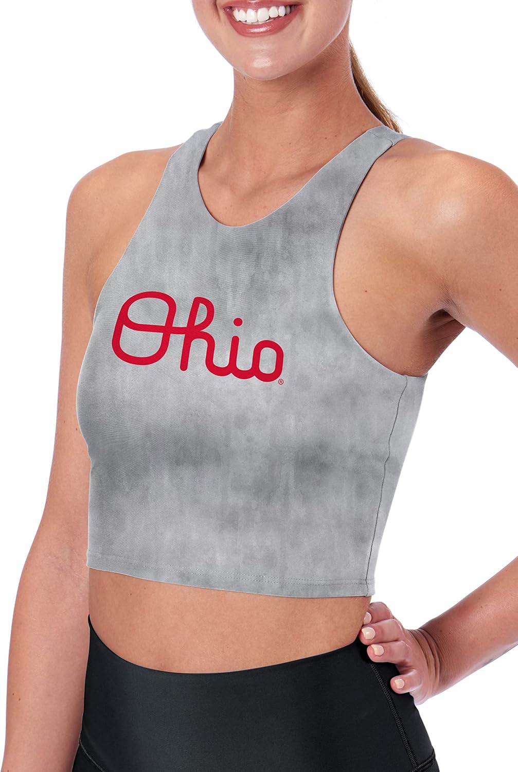 CERTO Women's Standard NCAA Team High Neck Midi Bra, Crosstown, X-Large