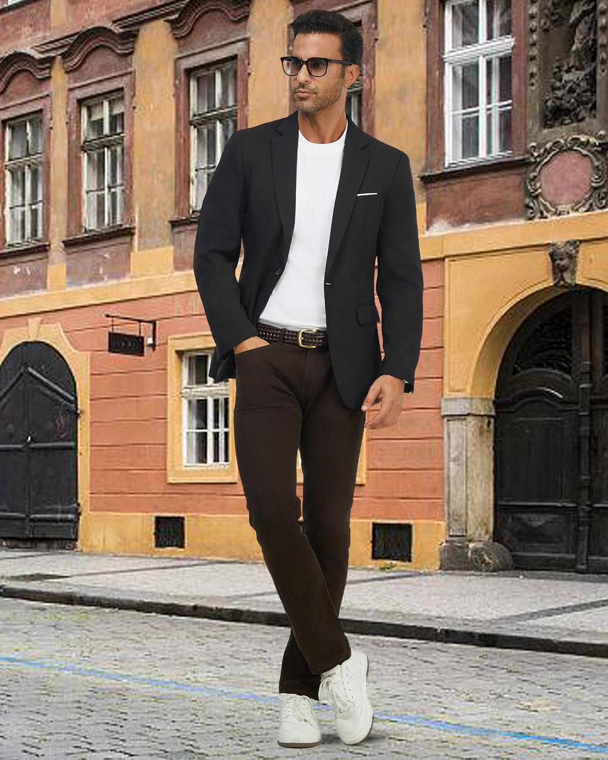 WULFUL Mens Casual Blazer Suit Jackets Slim Fit Two Button Sport Coats Lightweight Business Jacket - Image 6